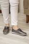 Orthopedic Daily Soft Women's Skin Perforated Drawstring Ballerina Shoes - 5
