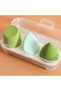 Colorful Makeup Sponge Set with Plastic Box 3 Pieces - 4