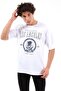 Unisex Oversize Los Angeles Printed White T-shirt - 4