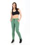 Green Print Detailed Pocket Sports Trousers - 2