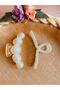 Women's 2-Piece Large Size Pearl Latch Buckle Set (10-11cm)