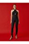 Slim Fit Trousers with Zippered Leg Slits - 2