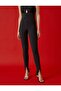 Slim Fit Trousers with Zippered Leg Slits - 3