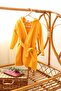 4 Layer Muslin Bathrobe – 100% Organic Cotton - Mustard - 4