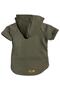Hooded Sweatshirt Dog And Cat Outfit - Plain Dark Soldier Green