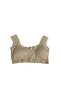 Thick Lace Strap Luxury Bamboo Pad Bralet Bustier Bralet (Gift - Beige Color)