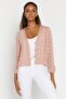 Buttoned Crop Cardigan - 4