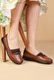 Women's Brown Lofty Leather Shoes Dscn4201 - 2