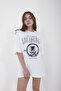 Unisex Oversize Los Angeles Printed White T-shirt