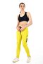 Yellow Zipper Detailed Pocket Sports Trousers