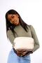 Women's Beige Cross Strap Shoulder Bag Mv025 - 8