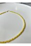 Yellow Beaded Women's Necklace - 2