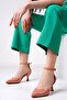Summer Stiletto Salmon Patent Leather New Season Daily Stylish Handmade