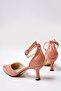 Summer Stiletto Salmon Patent Leather New Season Daily Stylish Handmade - 4
