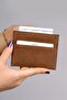 Men's Sports Card Holder Brown - 2