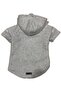 Hooded Sweatshirt Dog And Cat Outfit - Plain Light Gray