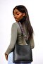 Women's Black Crossbody Shoulder Bag 045 - 3
