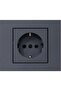 Smoked Grounded Socket