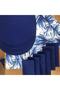 American Serve, Exotic Flower 6 Plates, 6 Napkins and Runner