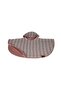 Striped Multi Muslin Poncho – Salmon - 5