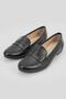 Women's Black Genuine Leather Size 35-41 Ballet Flats - 5