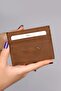 Men's Sports Card Holder Brown