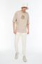 Stone Oversize/Wide Cut Short Sleeve Mystic Printed 100% Cotton T-Shirt Tmnss21Ts0384 - 4