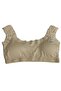 Thick Lace Strap Luxury Bamboo Pad Bralet Bustier Bralet (Gift - Beige Color) - 2