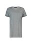 Gri-Pembe 2'li Paket Yırtmaç Detaylı Bisiklet Yaka Kısa Kollu Basic Örme İçlik T-Shirt TCTSS21UK0009 - 9