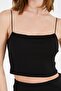 Women's Black String Strap Blouse - 5