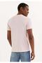 100% Organic Cotton Pink Crew Neck-printed T-shirt - 4