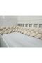 380 Cm 4-Piece Knit Protection / 70x120 Mother's Side Park Crib - Mattress Protector
