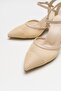 Chic Beige Women's Heeled Shoes - 4
