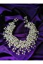 Pearl Crystal Beaded Crown and Turban Accessory - 2
