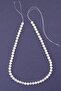 Selenite Natural Stone String 6 Mm Sphere Cut - 2