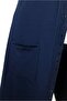 Daily Long Navy Blue Combed Cotton Vest - 2