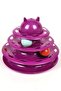 4 Tiers Cat Toy Bulk Round Cat Activity Toy 23cm Pink Uc001 - 2