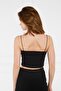 Women's Black String Strap Blouse - 4