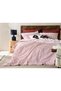 Euphoria Indigo-Terracotta Single Cotton Bed Linen Set - 160X220 cm - 2