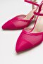 Chic Fuchsia Women's Heeled Shoes - 2