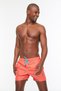 Red Short Size Tropical Swimsuit Swim Shorts Tmnss22Ds0003