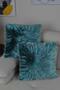 Plush Throw Pillow Cover Square -emerald - 3