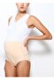 Women's Beige Lycra Maternity Panties
