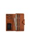 محفظة Izev Axel Crazy Leather Tan للجنسين - 3