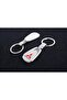 Mitsubishi Metal Oval Keychain Stylish Quality Accessory Bag Car New - 2