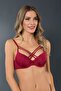 Women's Claret Red Padded Bra 249 .