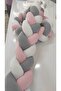 420 Cm 3-Piece Mesh Protection / 80x130 Mother's Side Park Crib - Mattress Protector