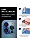 Iphone 13 Pro Max & 13 Pro Compatible Aluminum Frame 3D Camera Lens Protector - Colorful [Set of 3] - 3