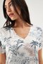 Tropical Patterned Long Dress - 2