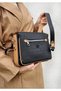 Women's Black 6 Compartment Crossbody Bag Shoulder Bag